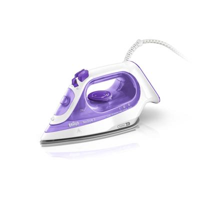 Braun si3042vi texstyle3 stoomstrijkijzer 2350w 270 ml paars/wit Braun si3042vi texstyle3 stoomstrijkijzer 2350w 270 ml paars/wit