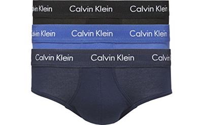 Calvin Klein 3-Pack Heren heup slips - Hip Brief - Katoenen heren onderbroeken - Elastische band