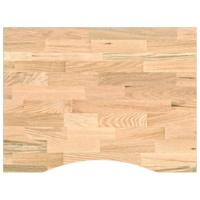 Werkbank 80x60x(71,5-98) cm massief eikenhout - thumbnail