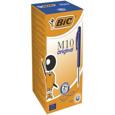 Balpen bic m10 ean per stuk m blauw Balpen bic m10 ean per stuk m blauw