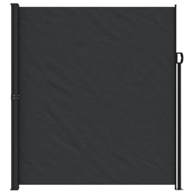 VidaXL Windscherm uittrekbaar 220x500 cm zwart