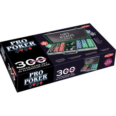 Tactic pokerkoffer, 300 chips