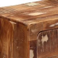 Nachtkastje 2 st 40x32x46 cm massief gerecycled hout - thumbnail