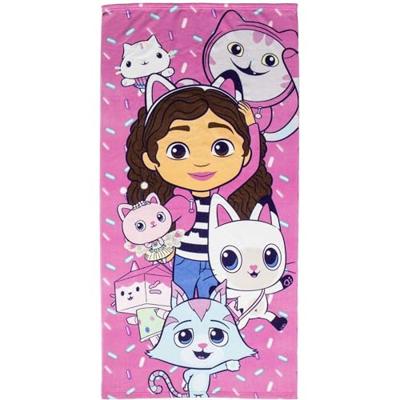 Badhanddoek Gabby's Dollhouse Roze