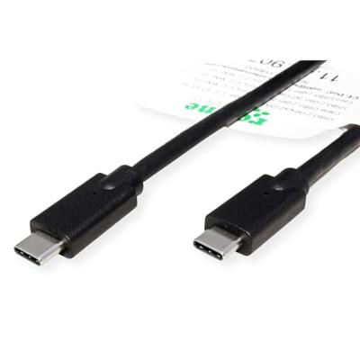 ROLINE GREEN USB 3.2 Gen 2x2 kabel, Emark, C-C, M/M, 20Gbit/s, 100W, zwart, 1,5 m