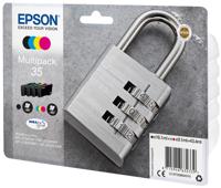 Epson Inktcartridge T3586, 35 Origineel Combipack Zwart, Cyaan, Magenta, Geel C13T35864010 - thumbnail