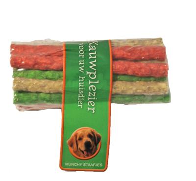 Rol a 20 munchy staaf 9/10 mm/12 cm assorti Kauwplezier Gebr. de Boon - Gebr de boon