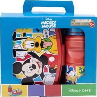 Picknickhouder met Fles Mickey Mouse CZ11277 380 ml 17 cm Plastic - thumbnail