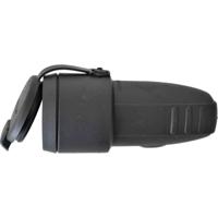 N & L 17031 Koppeling met randaarde Rubber 230 V Zwart IP44 - thumbnail