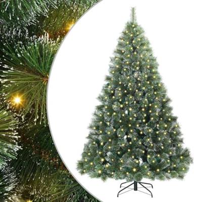 Kunstkerstboom met 300 LED met standaard Groen 180 cm PE en PVC