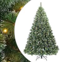 Kunstkerstboom met 300 LED met standaard Groen 180 cm PE en PVC - thumbnail