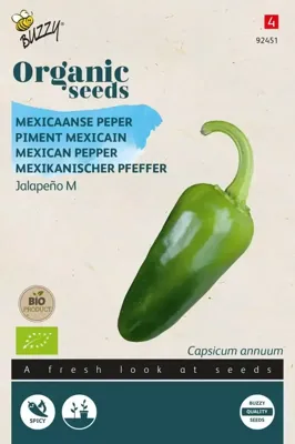 Organic Peper Jalapeno (Bio) zaden Buzzy - Buzzy