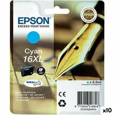 Originele inktcartridge Epson DURABRITE ULTRA INK - Nº16XL Cyaan (10 Stuks)
