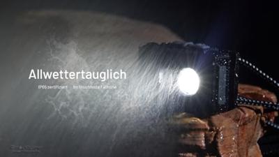 NiteCore NU20 Classic Hoofdlamp werkt op Li-ion oplaadbare batterij LED 360 lm 97 h 38 g