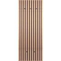 Kapstok - Trion Geve - Wandgarderobe - 50x125cm - Eiken - MDF - thumbnail