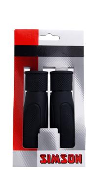 Simson handvatten wing - ergonomische peddelvorm, optimale drukverdeling, zwart