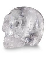 Edelsteen Schedel Calciet Regenboog (17 cm - 4 kg) - thumbnail
