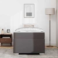 Bedframe Grijs 90 x 200 cm Kunstleer - thumbnail