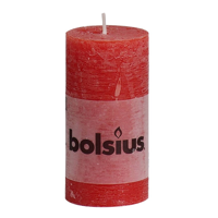 Bolsius Rustiek Stompkaars 100/50 Rood (1st) - thumbnail