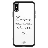 iPhone XS Max glazen hardcase - Enjoy life - thumbnail