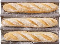 Geperforeerde bakplaat - BIRKMANN - EASY BAKING - Koolstofstaal - Antiaanbaklaag - Voor 3 stokbroden - 39,5 x 29,5 x 4,5 cm - thumbnail