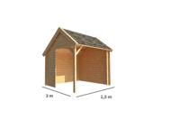 Overkapping Michelle-Eef 250 cm bij 300 cm diep kapschuurdak Warentuin Collection - Warentuin collection - thumbnail