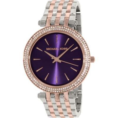Michael Kors Dames Darci MK3353 Rosegoud roestvrij stalen quartz modehorloge