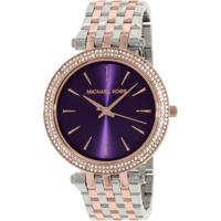 Michael Kors Dames Darci MK3353 Rosegoud roestvrij stalen quartz modehorloge - thumbnail
