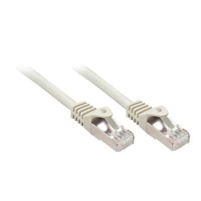 LINDY 48395 RJ45 Netwerkkabel, patchkabel CAT 5e F/UTP 10.00 m Grijs 1 stuk(s)