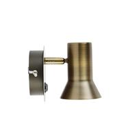 QAZQA Wandspot brons draai- en kantelbaar met schakelaar - Karin 1 - thumbnail