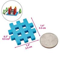 MARIOINEX Mini Waffle-blokjes, 140 stuks - thumbnail