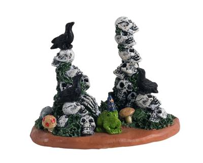 Lemax skull cairns accessoire Spooky Town 2021