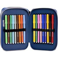 Pennenzak The Avengers Zwart 12,5 x 6,5 x 19,5 cm - thumbnail