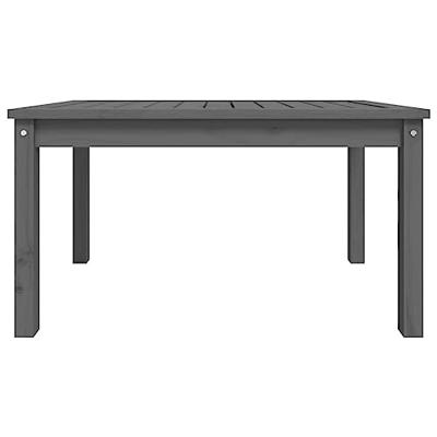 Tuintafel 82,5x50,5x45 cm massief grenenhout grijs