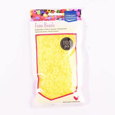 Vaessen Creative • strijkkralen neon geel 1100st.