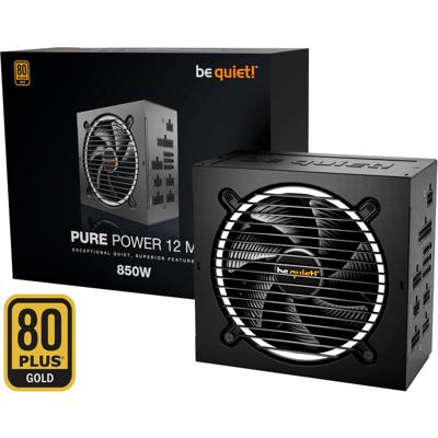 BeQuiet Pure Power 12 M PC-netvoeding 850 W ATX 80 Plus Gold - thumbnail