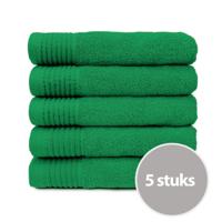 The One Badhanddoek 450 gram 70x140 Groen (5 stuks) - thumbnail