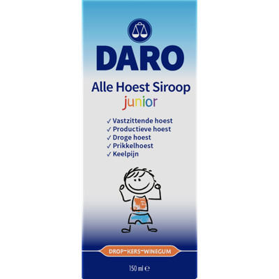 Alle hoest siroop junior 150 Milliliter Alle hoest siroop junior 150 Milliliter