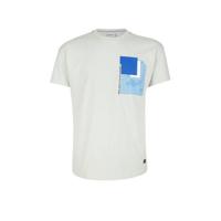 Refill by Shoeby T-shirt Troy met printopdruk lichtgroen - thumbnail