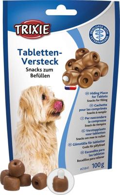 Trixie honden- en kattensnacks voor het verstoppen van tabletten 100 g (Hond) Trixie honden- en kattensnacks voor het verstoppen van tabletten 100 g (Hond)