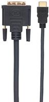 Techly ICOC-HDMI-D-100 10m DVI-D DVI-D zwart videokabel-adapter - thumbnail