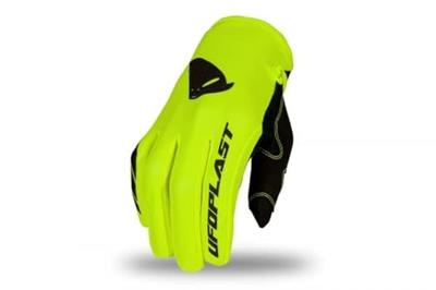 UFO PLAST crosshandschoen "skill children gloves ufo skill neon yellow gr. m