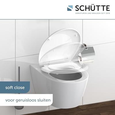 Schütte WC zitting duroplast FAMILY WHITE met soft-close-mechanisme en snelsluiting - thumbnail