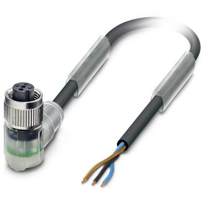 Phoenix Contact 1506749 Sensor/actuator connector, geassembleerd M12 Aantal polen (sensoren): 3 Bus, haaks 8.00 m 1 stuk(s)