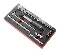 Facom module foam 1/2" doppen 12 kant en ratel - l2 - inch - MODM.S161-212U - thumbnail