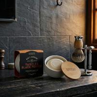 Scottish Fine Soaps Thistle & Black Pepper Shave Soap & Bowl Set 1Stuks - thumbnail