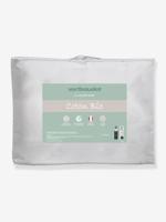 Lichtgewicht babydekbed van biologisch katoen wit - thumbnail