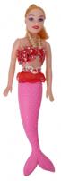 LG Imports Pop zeemeermin met accessoires 26 cm rood/roze - thumbnail