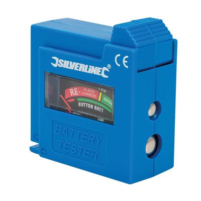 Silverline Compacte Batterijtester - 1,5 / 9 Volt