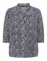 Only Onlraya 3/4 Shirt Wvn Noos Blouse Night Sky Adena Graphic - thumbnail
